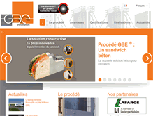 Tablet Screenshot of gbe-innovation.fr